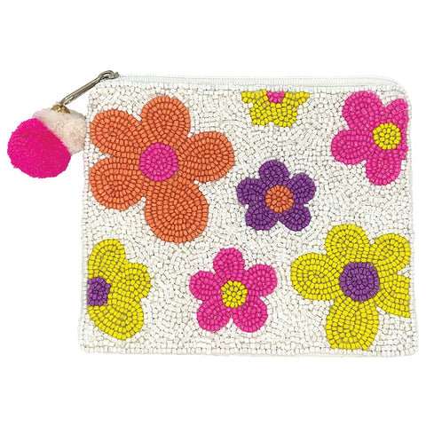 FLOWER POWER COIN POUCH