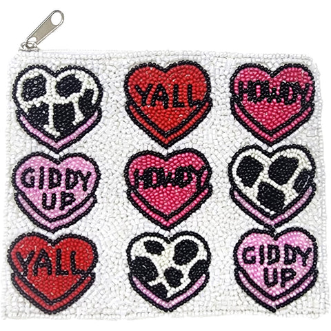 WESTERN HEART COIN POUCH