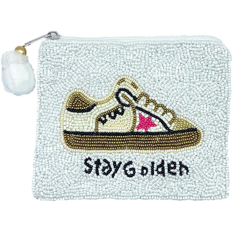 STAY GOLDEN COIN POUCH