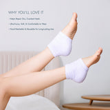 Moisturizing Heel Socks Purple