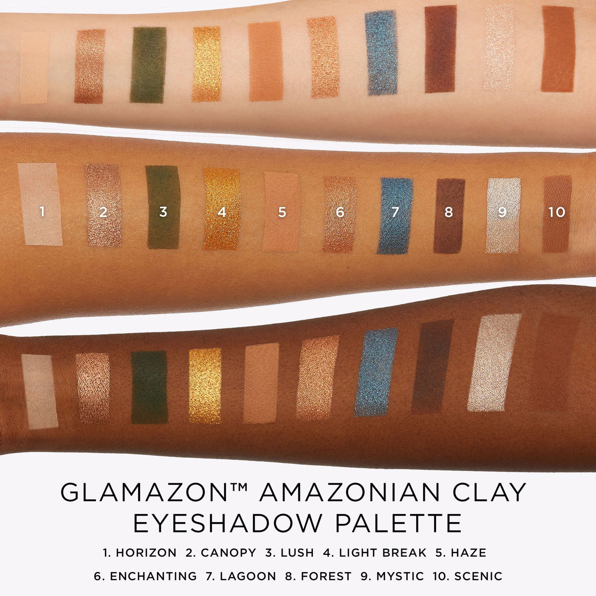 saコスメ Glamazon Amazonian Clay Eyeshadow Palette – The Cosmetic Market
