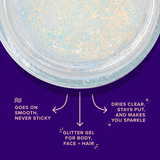 The Original Glitter Gel - Nova, Holographic Clear