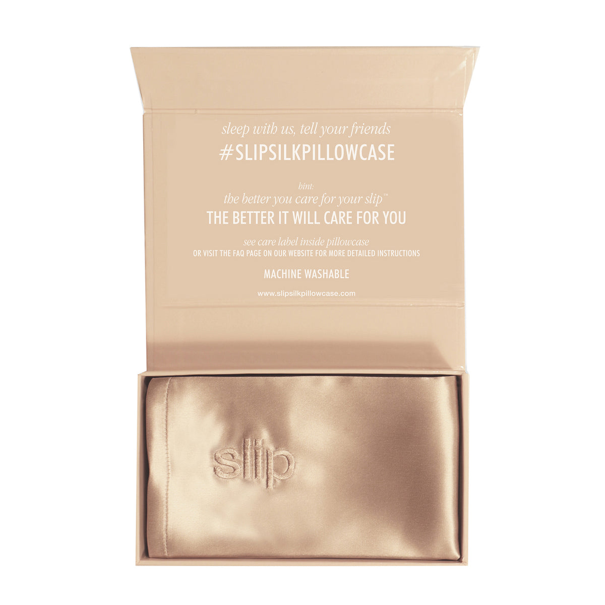 Slip pillowcase caramel hot sale