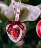 Emmie Skinny Scrunchie Tin Ornament