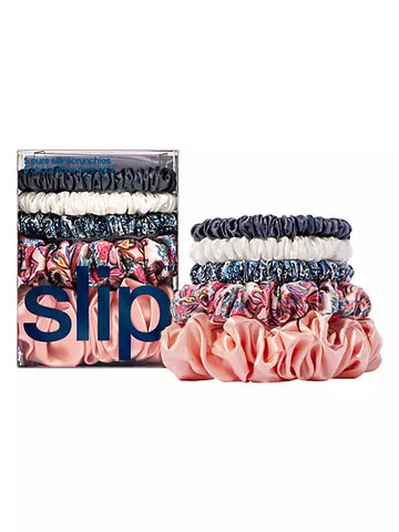 Abbey Pure Silk Scrunchie Set