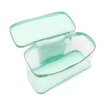 Varsity Collection Clear Hair Cosmetic Bag Chenille