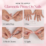 24K Press-On Nails