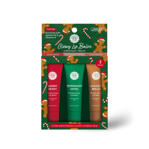 Christmas Treats Glowy Lip Balm Trio