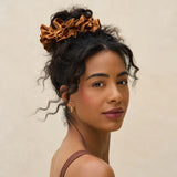 Black Ruffle Scrunchie