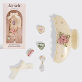 KitschPop™️ Curved Claw Clip - Pearlized Cream