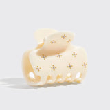 Recycled Plastic Rhinestone Medium Puffy Claw Clip