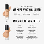 BAREPRO® 24HR Wear Skin-Perfecting Matte Liquid Foundation Mineral SPF 20