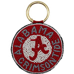The University of Alabama Crimson Tide Beaded Keychain