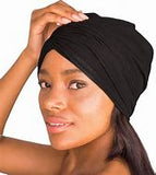 Satin Sleep Cap - Black