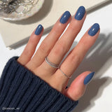 Regal Blue Press-Ons