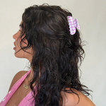 Sweetheart Clip in Daisy Pink Picnic