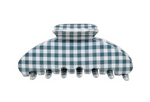 Big Effing Clip in Navy Gingham
