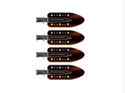 Popstar Clips in Amber Glow