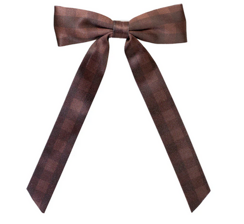 Bow Barrette in Fireside
