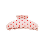 Big Effing Clip in Blush Polka Dot