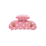 Sweetheart Clip in Lychee Berry Dot