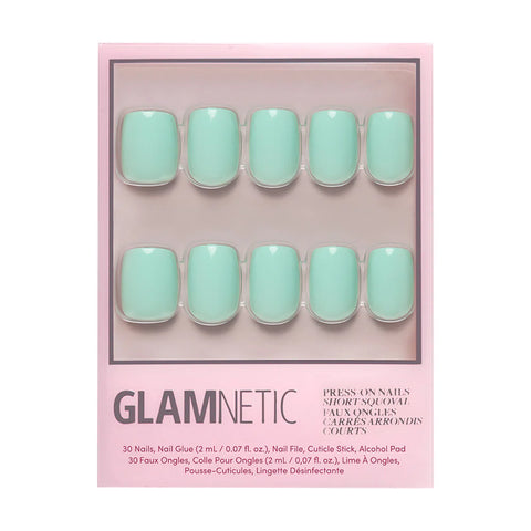 Soft Teal Press-On