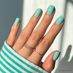 Soft Teal Press-On