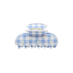 Sweetheart Clip in Daisy Blue Picnic