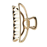 Open Shape Claw Clip - Gold