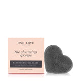 The Cleansing Sponge Bamboo Charcoal Heart