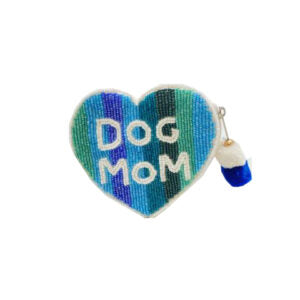 Dog Mom Beaded Pouch
