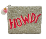 Howdy Beaded Pouch