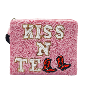 Kiss N' Tell Beaded Pouch