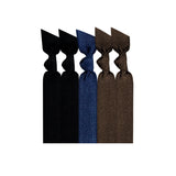5 PACK SATIN HAIR TIES