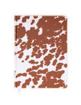 Velvet Jumbo Journal - Cow Print