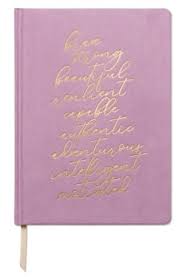 Jumbo Bookcloth Journal - Affirmations