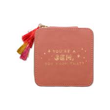 Pink Jewelry Case - "You're A Gem"