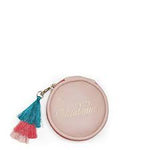 Vegan Leather Travel Pill Case with Tassel - "Daily Vital-Mins"