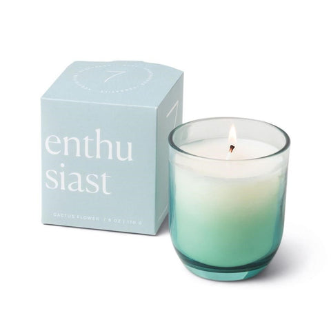 Enneagram #7 The Enthusiast: Cactus Flower Candle