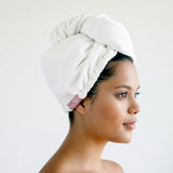 Microfiber Hair Towel - White